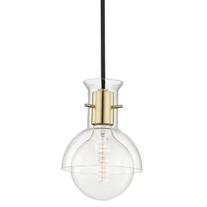 Product Image 1 for Riley 1 Light Pendant With Glass from Mitzi