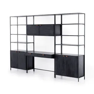 Product Image 7 for Trey Modular Wall Desk W/ 2 Bookcases from Four Hands