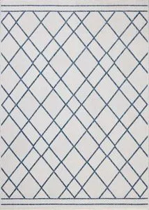Product Image 1 for Easton Ivory / Denim Rug from Loloi