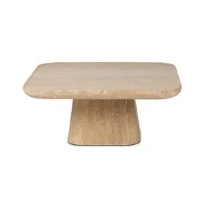 Product Image 1 for Zane Golden Travertine Coffee Table from Four Hands