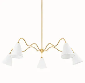 Product Image 7 for Onda 5-Light Chandelier from Mitzi