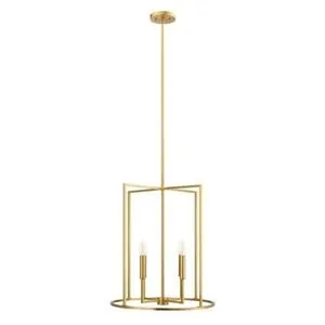 Product Image 1 for 4-Light Pendant in Natural Brass from Savoy House 