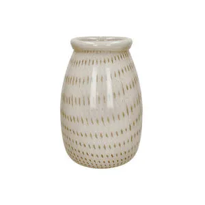 Product Image 1 for Camou Spotted Glass Vase Camel Dia 9.3" from BIDKHome