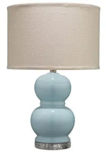 Product Image 1 for Bubble Table Lamp  Drum Shade Blue from Jamie Young