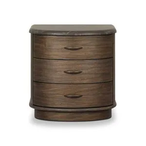 Product Image 1 for Tovae Honed Coffee Marble Nightstand from Four Hands