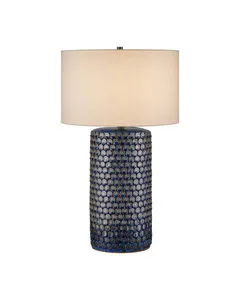 Product Image 1 for Lunares Blue Table Lamp from Currey & Company