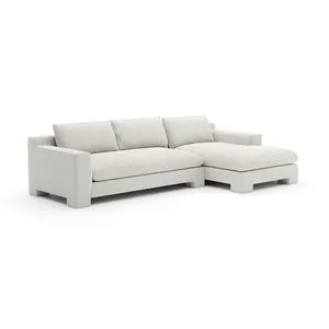 Product Image 1 for Devon Chaise Sectional Ivory from Caracole