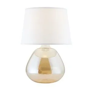 Product Image 1 for Thea Champagne Amber Glass Table Lamp from Mitzi