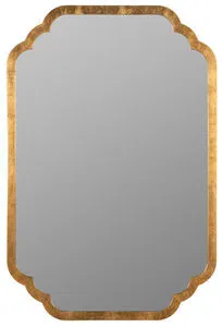 Product Image 1 for Cassandra Gold Leaf Accent Mirror from Cooper Classics
