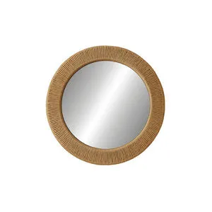 Product Image 1 for Douli Jute Natural Round Mirror from BIDKHome