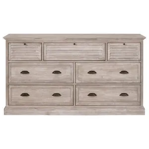 Product Image 9 for Eden 7-Drawer Light Wood Media Console Dresser from Essentials for Living