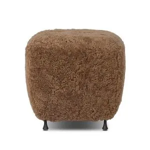 Product Image 1 for Joey Amber Shearling Ottoman from Four Hands