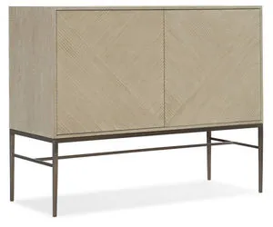 Product Image 1 for Cascade Small Oak & Metal Credenza from Hooker Furniture