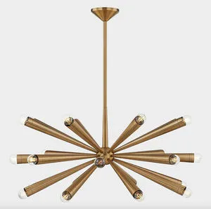 Product Image 6 for Keanu 24 Light Patina Brass Chandelier from Troy Lighting