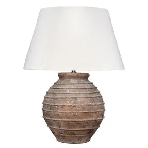 Product Image 1 for Cinder Rusted Brown Table Lamp from Jamie Young