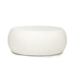 Product Image 1 for West White Concrete Drum Coffee Table from Four Hands