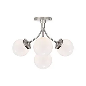 Product Image 1 for Prescott Medium Semi-Flush Mount from Visual Comfort