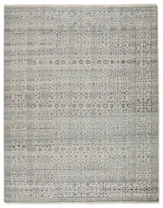 Product Image 5 for Arinna Hand-Knotted Tribal Gray/ Light Blue Rug from Jaipur 