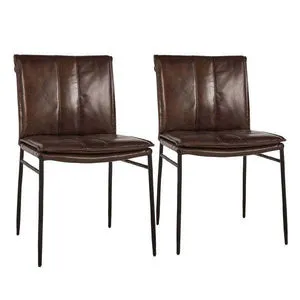 Product Image 1 for Mayer Genuine Leather Dining Chair from Classic Home Furnishings