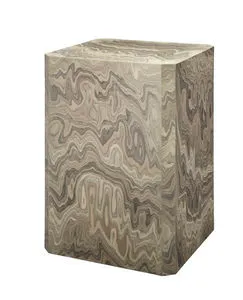 Product Image 1 for Vale Sand Gray Veneer Side Table from Jamie Young