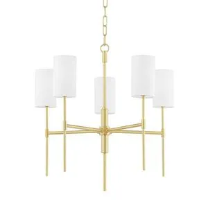 Product Image 1 for Olivia 5 Light Chandelier from Mitzi