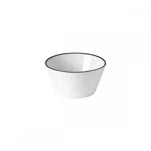 Product Image 1 for Beja Ceramic Stoneware Bowl, Set of 6 - White & Blue from Costa Nova