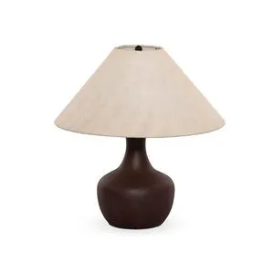 Product Image 1 for Leti Dark Aubergine Table Lamp from Four Hands