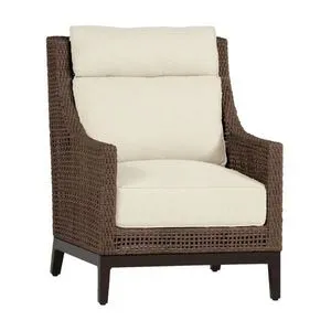 Product Image 3 for Peninsula Woven Mahogany Lounge Chair from Summer Classics