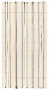 Product Image 1 for Neem X Dawsel Handmade Striped Cream / Navy Throw from Jaipur 