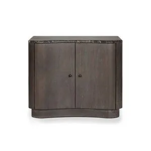 Product Image 1 for Boa Dark Marble Nightstand from Four Hands