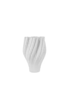 Product Image 1 for Whorl White Vase from Currey & Company