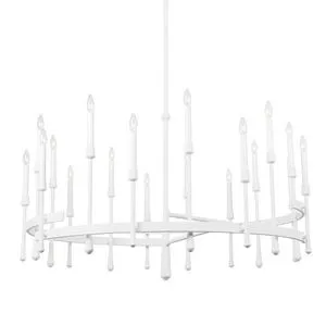 Product Image 1 for Hathaway 18-Light Chandelier - White Plaster from Hudson Valley