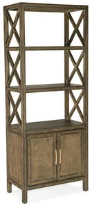 Product Image 1 for Sundance Pecan & Rattan Entertainment Pier from Hooker Furniture