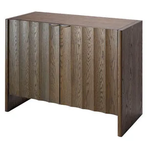Product Image 1 for Finley Fluted Two Door Brown Sugar Oak Cabinet from Jamie Young