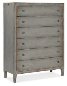 Product Image 1 for Ciao Bella Six-Drawer Speckled Gray Chest from Hooker Furniture
