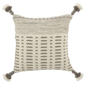 Product Image 4 for Calvert Tribal Gray/ Ivory Indoor/ Outdoor Pillow from Jaipur 