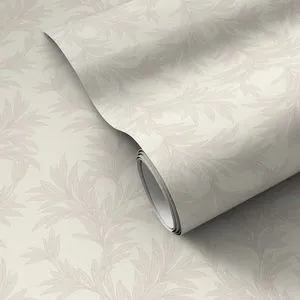 Product Image 1 for Lush Leaves Grey I Wallpaper by Getty Images from Four Hands