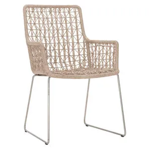 Product Image 1 for Carmel Woven Wicker Outdoor Arm Chair from Bernhardt Furniture