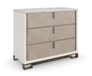 Product Image 1 for Gray Marble Modern Subtle Gesture Chest from Caracole