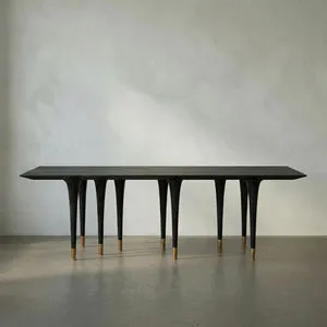 Product Image 1 for Romeo Hand Rubbed Black Dining Table from Noir