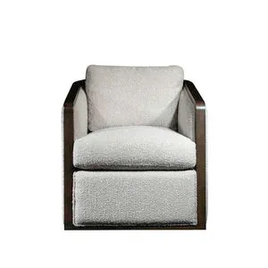 Product Image 1 for Colby Glenn Frost Performance Fabric Occasional Swivel Chair from Alder & Tweed
