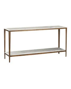 Product Image 1 for Oblique Marble Console Table from Currey & Company