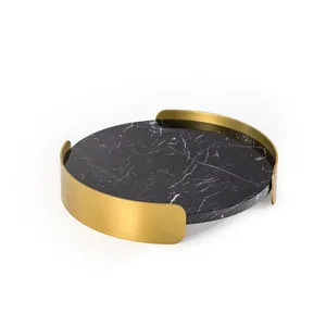 Product Image 1 for Black Pedros Round Tray from Regina Andrew Design