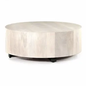 Product Image 12 for Hudson Ashen Walnut Drum Coffee Table from Four Hands