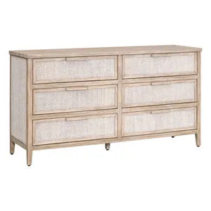 Product Image 1 for Malay 6-Drawer Beige Rope Double Dresser from Essentials for Living