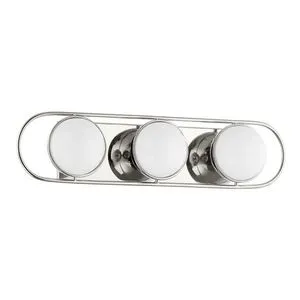 Product Image 1 for Amy 3-Light Modern Curved Polished Nickel Bath Sconce from Mitzi