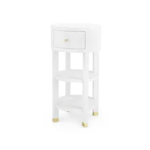 Product Image 8 for Claudette 1-Drawer Round Side Table from Villa & House