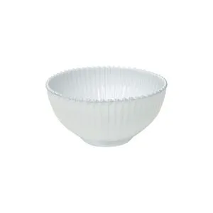 Product Image 1 for Pearl 11'' Scalloped Ceramic Stoneware Serving Bowl - White from Costa Nova
