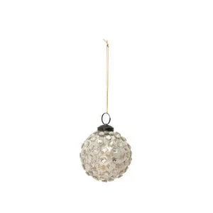 Product Image 1 for Carol Round Mosaic Glass Ball Ornament, Set of 4 from Creative Co-Op