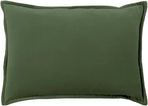 Product Image 2 for Cotton Velvet Dark Green Lumbar Pillow from Surya